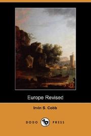 Cover of: Europe Revised (Dodo Press) by Irvin S. Cobb, Irvin S. Cobb