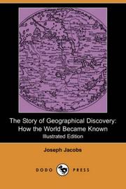 Cover of: The Story of Geographical Discovery by Joseph Jacobs