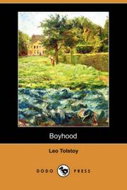 Cover of: Boyhood (Dodo Press) by Лев Толстой