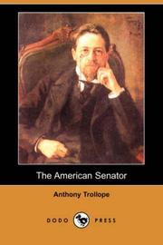 Cover of: The American Senator (Dodo Press) by Anthony Trollope, Anthony Trollope