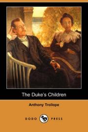 Cover of: The Duke's Children (Dodo Press) by Anthony Trollope