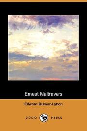 Cover of: Ernest Maltravers (Dodo Press) by Edward Bulwer Lytton, Baron Lytton