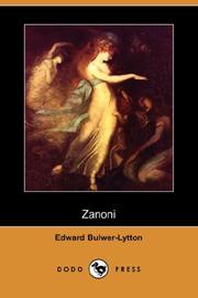 Cover of: Zanoni (Dodo Press) by Edward Bulwer Lytton, Baron Lytton