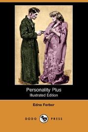 Cover of: Personality Plus (Illustrated Edition) (Dodo Press) by Edna Ferber