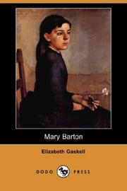 Cover of: Mary Barton (Dodo Press) by Elizabeth Cleghorn Gaskell