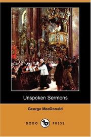 Cover of: Unspoken Sermons (Dodo Press) by George MacDonald