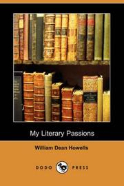 Cover of My literary passions