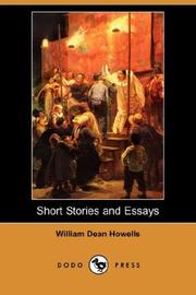 Cover of: Short Stories and Essays (Dodo Press)