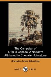 Cover of: The Campaign of 1760 in Canada | Chevalier Johnstone