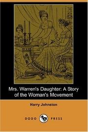 Cover of: Mrs. Warren's Daughter by Harry Hamilton Johnston