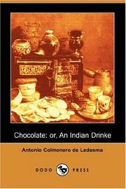 Cover of: Chocolate: or, An Indian Drinke (Dodo Press)