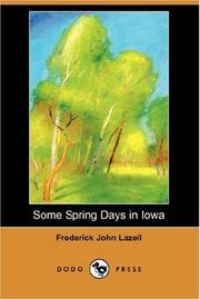 Cover of: Some Spring Days in Iowa (Dodo Press)