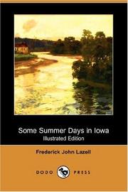 Cover of: Some Summer Days in Iowa (Illustrated Edition) (Dodo Press)