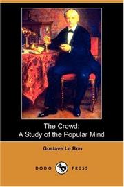 Cover of: The Crowd by Gustave Le Bon, Gustave Le Bon