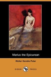 Cover of: Marius the Epicurean (Dodo Press) by Walter Pater