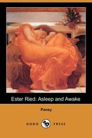 Cover of: Ester Ried: Asleep and Awake (Dodo Press)