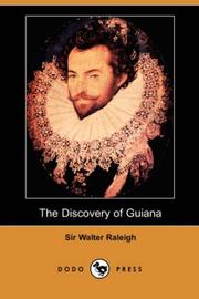 Cover of: The Discovery of Guiana (Dodo Press)