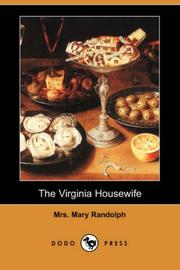 Cover of: The Virginia Housewife (Dodo Press)