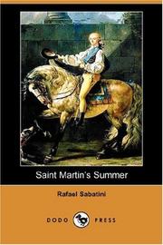 Cover of: Saint Martin's Summer (Dodo Press) by Rafael Sabatini