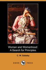 Cover of: Woman And Womanhood