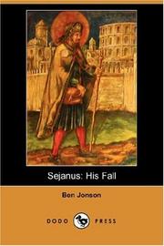 Cover of: Sejanus by Ben Jonson