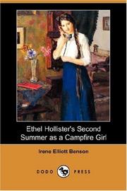 Cover of: Ethel Hollister's Second Summer as a Campfire Girl (Dodo Press)
