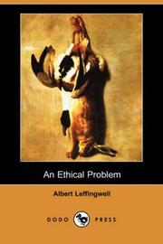 Cover of: An Ethical Problem (Dodo Press)