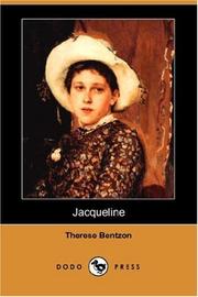 Cover of: Jacqueline (Dodo Press) by Therese Bentzon