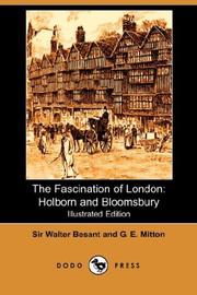 Cover of: The Fascination of London by Walter Besant, Geraldine Edith Mitton