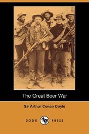 Cover of: The Great Boer War (Dodo Press) by Arthur Conan Doyle