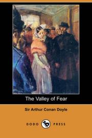 Cover of: The Valley of Fear (Dodo Press) by Arthur Conan Doyle, Arthur Conan Doyle