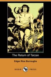 Cover of: The Return of Tarzan (Dodo Press) by Edgar Rice Burroughs