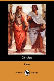 Cover of: Gorgias (Dodo Press) by Πλάτων