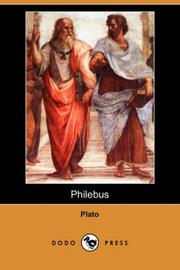 Cover of: Philebus (Dodo Press) by Πλάτων