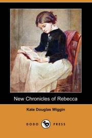 Cover of: New Chronicles of Rebecca (Dodo Press)