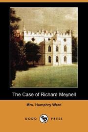 Cover of: The Case of Richard Meynell (Dodo Press) by Mary Augusta Ward