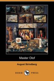 Cover of: Master Olof (Dodo Press) by August Strindberg