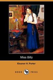 Cover of: Miss Billy