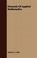 Cover of: Elements Of Applied Mathematics