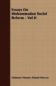 Essays On Mohammadan Social Reform - Vol II by Delawarr Hosaen Ahmed Meerza