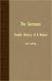 Cover of: The Germans by Emil Ludwig