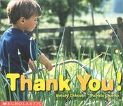 Cover of: Thank you!