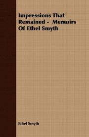 Cover of: Impressions That Remained -  Memoirs Of Ethel Smyth