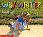 Cover of: Why write?