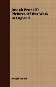 Cover of: Joseph Pennell's Pictures Of War Work In England
