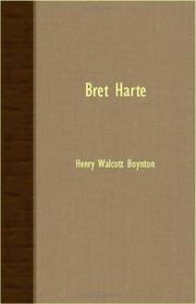 Cover of: Bret Harte by Henry Walcott Boynton