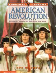 Cover of: American Revolution, 1700-1800: Joy Masoff.
