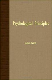 Psychological Principles by James. Ward