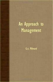 Cover of: An Approach To Management