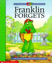 Cover of: Franklin Tv #04 Franklin Forgets (Franklin) by Paulette Bourgeois